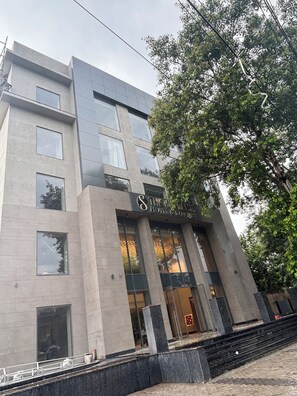 Fassade der Unterkunft