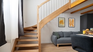 Leilighet – superior, 1 queensize-seng med sovesofa | Oppholdsområde