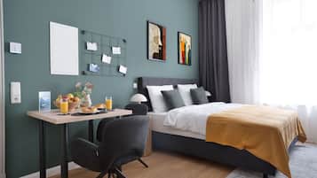 Deluxe-studiolejlighed - 1 queensize-seng | Gratis Wi-Fi