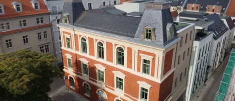 Majoituspaikan julkisivu