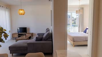 Luxury Apartment, Pool View | View from room