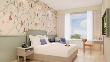 Luxe Queen Room | Desk, laptop workspace, free WiFi