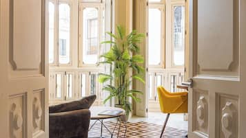 Family Apartment, 2 Bedrooms | Living area | Flat-screen TV