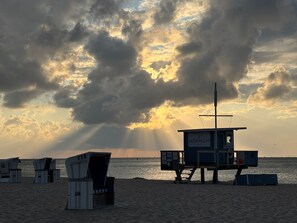 On the beach