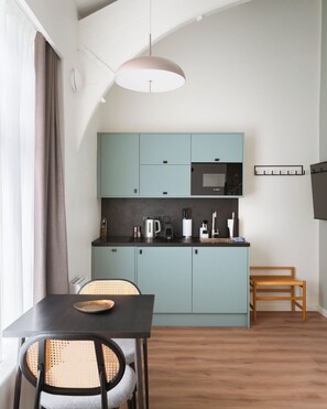 Suite Comfort | Dapur pribadi | Mesin espresso dan ketel listrik