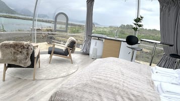 奢華單棟小屋, 露台, 海景