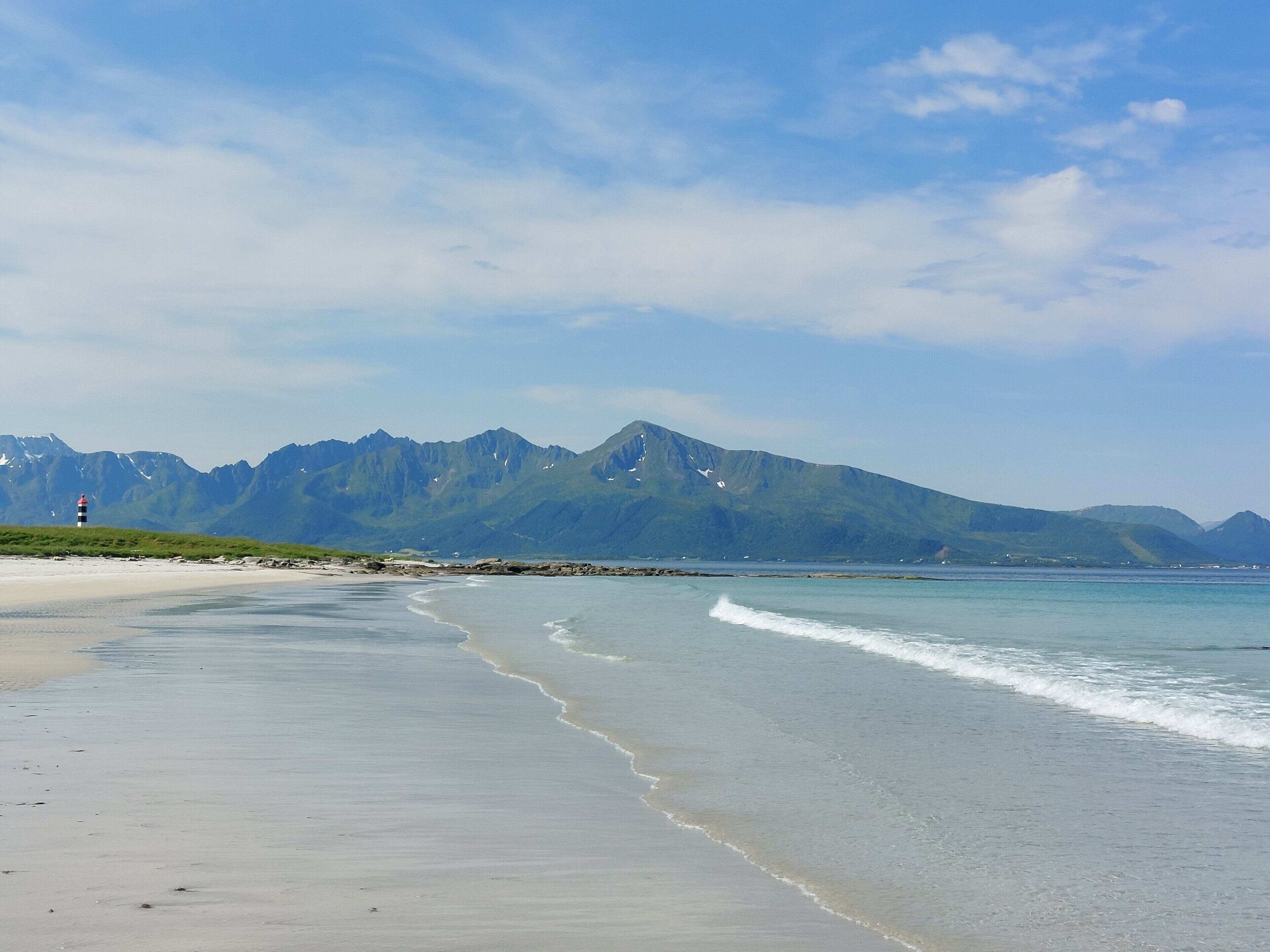 Plage, sable blanc, bar de plage