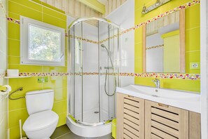 Een douche, een haardroger