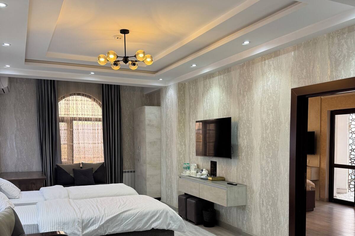 Familienapartment | Hochwertige Bettwaren, Daunenbettdecken, Select-Comfort-Betten