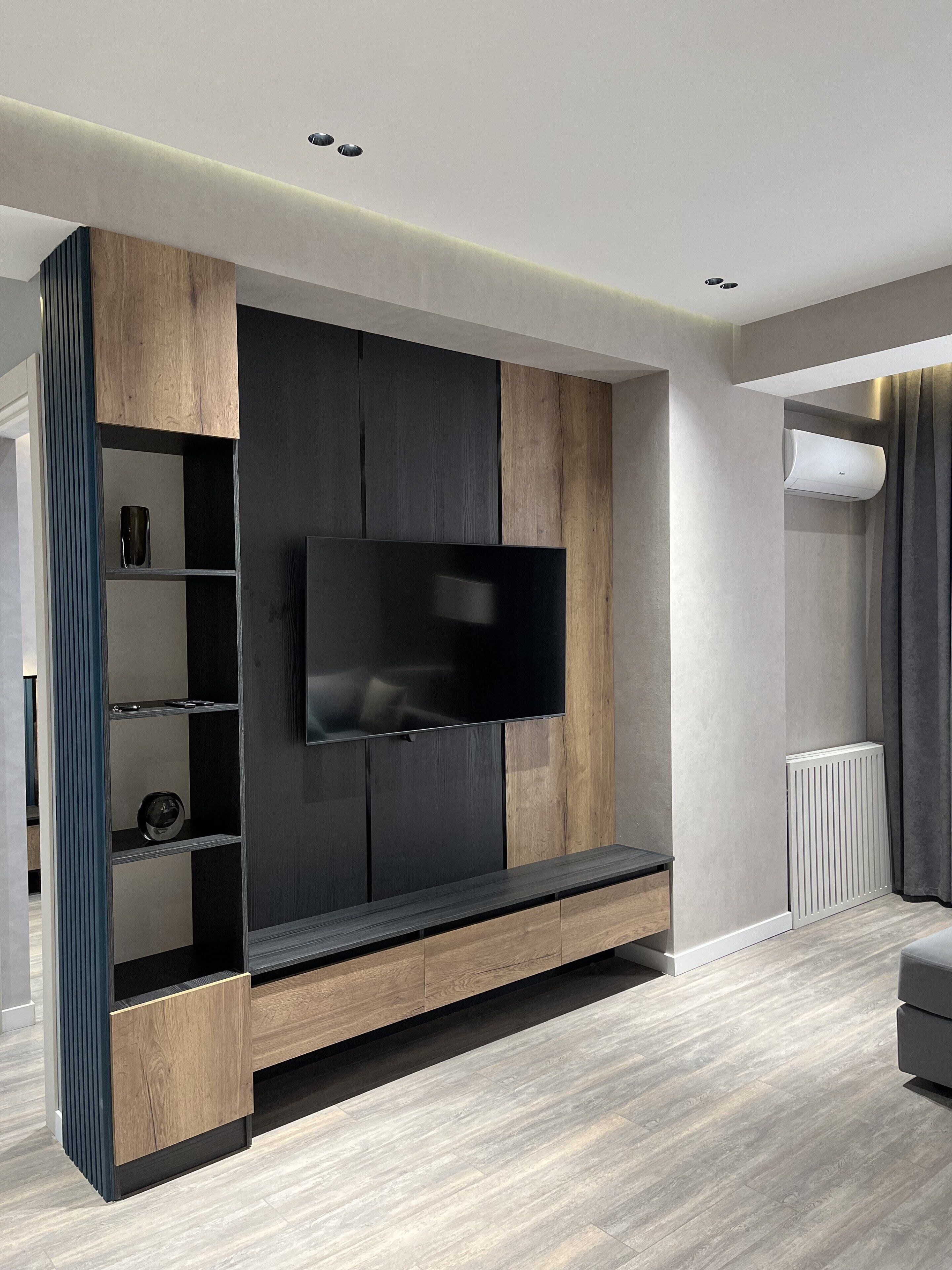 Apartment, City View | Living area | TV