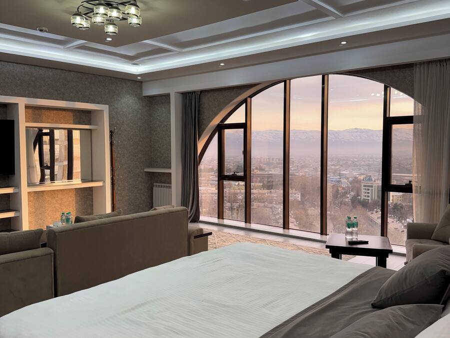 Suite superior, vistes a la muntanya | Roba de llit d'alta qualitat i cobrellits