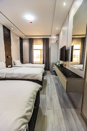 Superior Triple Room, City View | Premium bedding, down comforters, Select Comfort beds, in-room safe