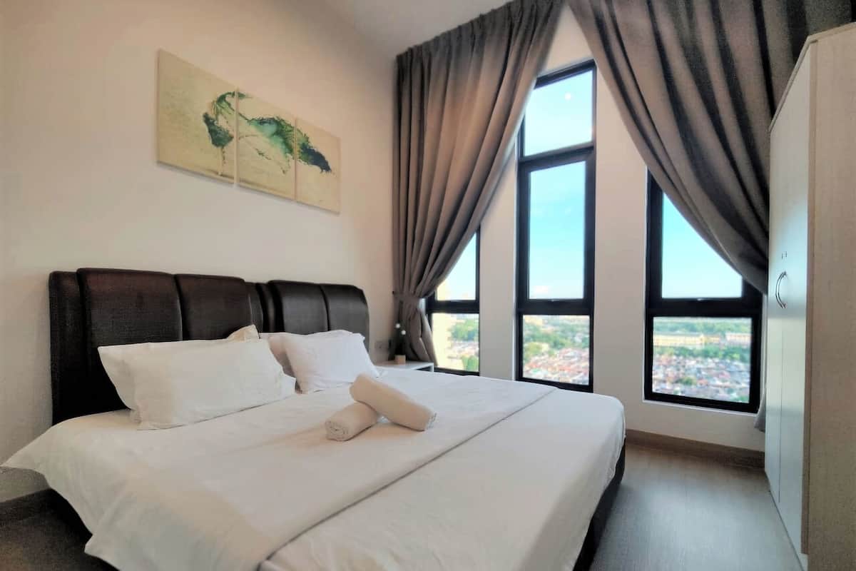 Departamento superior, 3 habitaciones, balcón, vista a la ciudad | Escritorio y wifi gratis