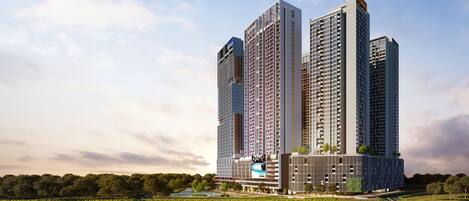 Façade de l’hébergement