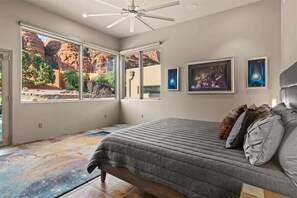 3 bedrooms, desk, iron/ironing board, free WiFi - Exquisite Home in Mountains Infrared Sauna + Fire (Sedona)