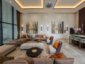 Lobby sitting area