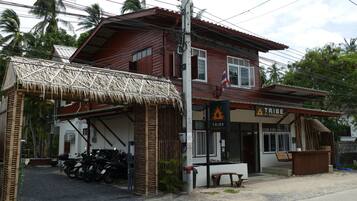 Fassade der Unterkunft