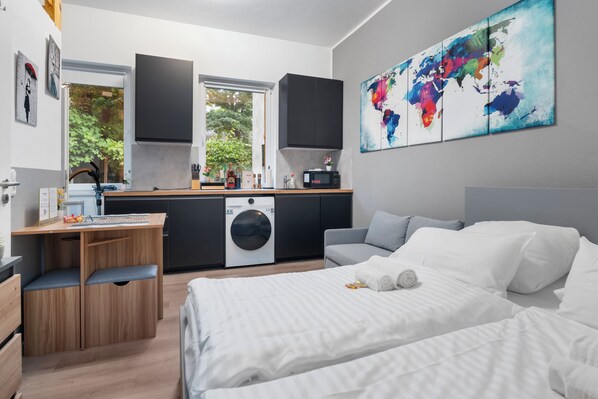 1 bedroom, iron/ironing board, free WiFi, bed sheets