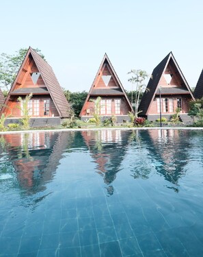 Deluxe Cottage, Patio, Mountain View | View from room - Jambu Klutuk Resort (Parakan)