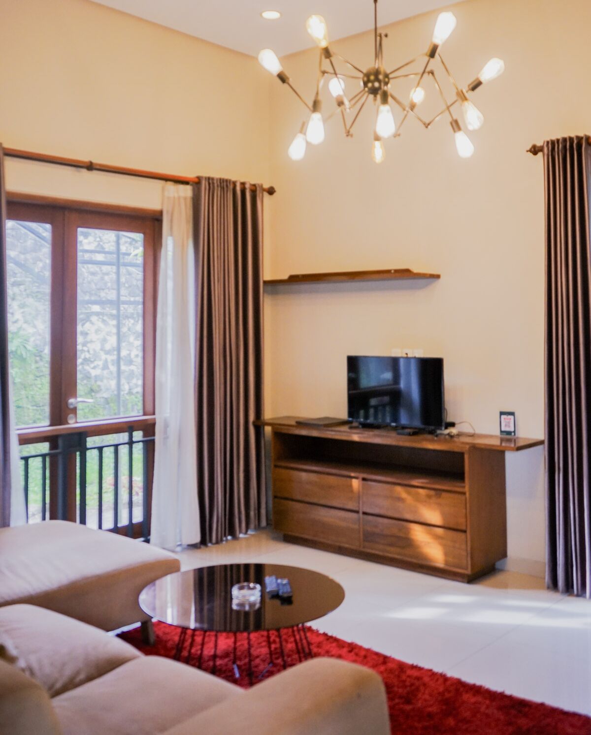 Vila Standar, pemandangan gunung | Pemandangan halaman