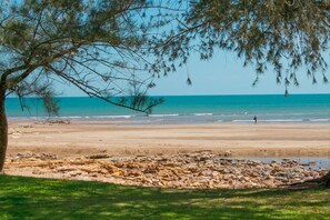 En la playa 