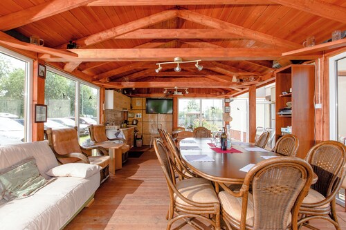 Cozy villa by the sea with a view of the water