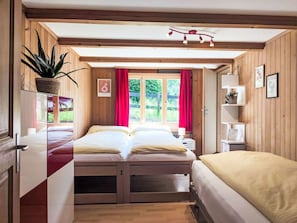 2 chambres, lit parapluie, Wi-Fi gratuit