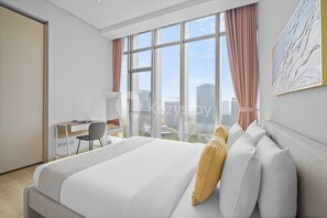Appartement, 2 chambres, vue ville | Vue de la chambre