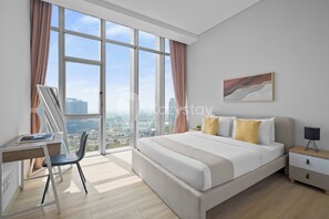 Apartment, 2 Bedrooms, City View | Desk, laptop workspace, iron/ironing board, free WiFi - Arsava by Kozystay - Alam Sutera (South Tangerang)