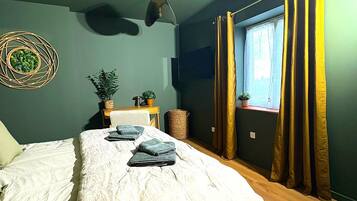 1 dormitorio, wifi, ropa de cama