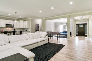 House (3 Bedrooms) | Interior - Secluded 18-acre Retreat in Staley w/ Game Room (Staley)