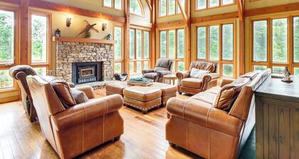 Game Room & Fireplaces: Group Dahlonega Getaway