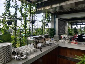 Free daily buffet breakfast - SRS Suite (Bengaluru)