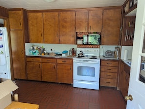 Microwave, oven, stovetop