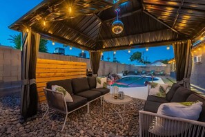 Terrace/patio - Spacious 5BR Retreat + Game Room (Phoenix)
