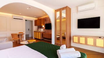 Luxe kamer | Een laptopwerkplek, gratis wifi, beddengoed