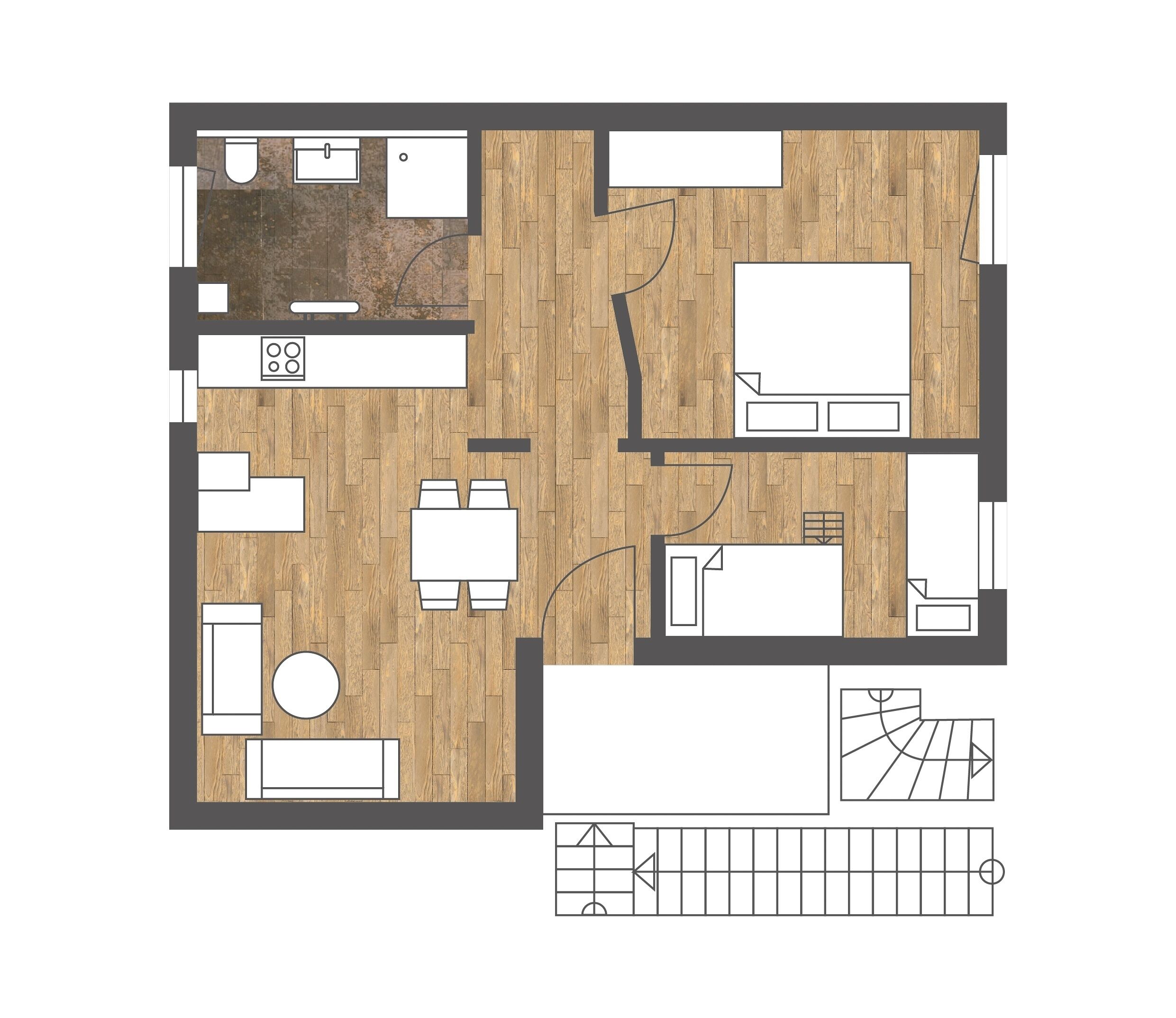 Apartment, Multiple Beds, Non Smoking, Pets allowed