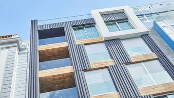 Façade de l’hébergement