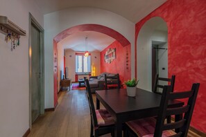 Apartment, 2 Bedrooms, Balcony | Dining room