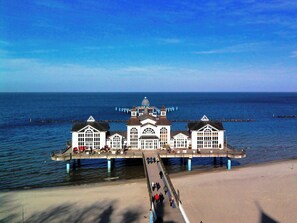 Vlak bij het strand