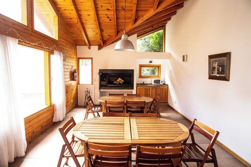 Outdoor banquet area