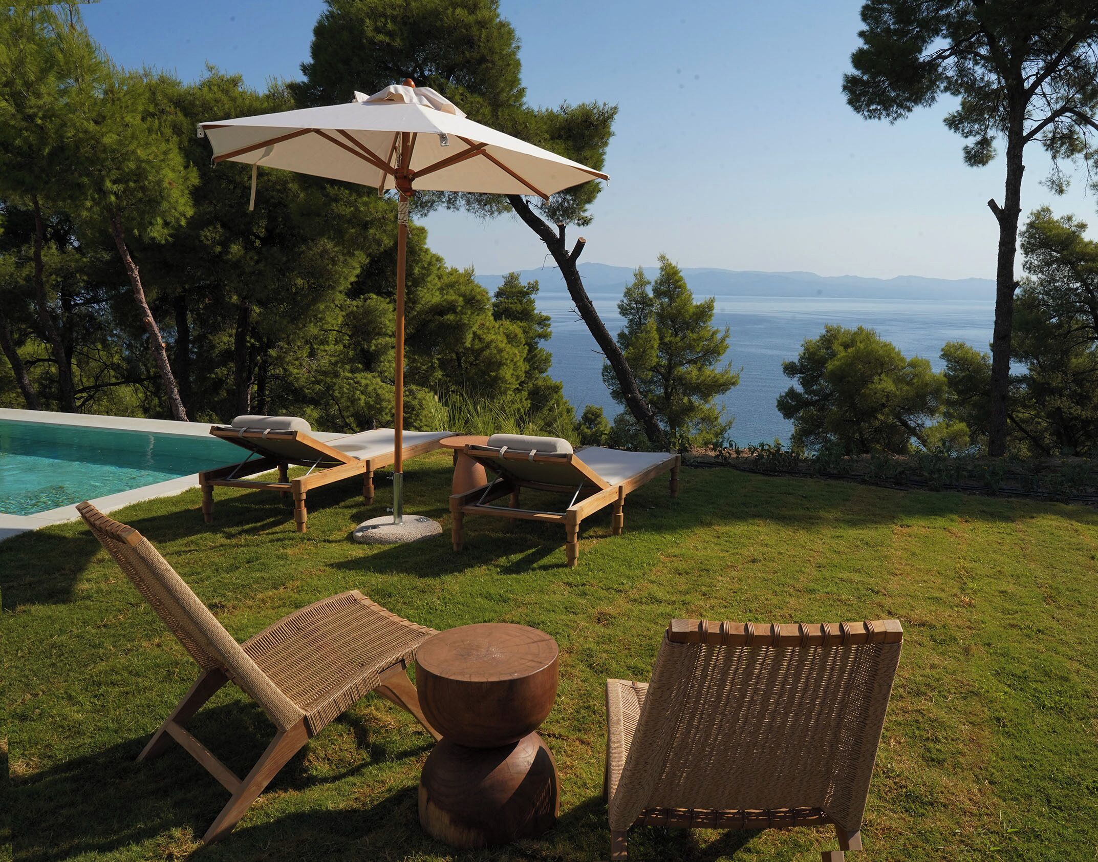 Maisonette Sea view with Private Pool and Extensive Private Garden | Terrace/patio