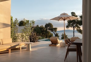 Maisonette Sea View with Private Pool | Terrasse/Patio