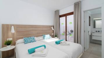 Caja fuerte, cunas gratuitas, wifi gratis y ropa de cama