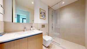 Free toiletries, hair dryer, towels