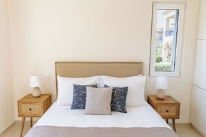 Apartment, Pool View | In-room safe, blackout curtains, iron/ironing board, free WiFi - Phaedrus Living: Seaside Thalassa Cretan 102 (Platanias)