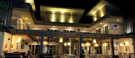 Front of property - evening/night