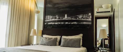 In-room safe, desk, laptop workspace, blackout drapes
