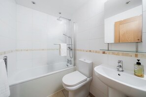 Hair dryer, towels