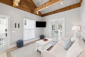 TV, fireplace, offices